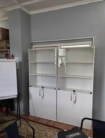 Офисная мебель: Книжная полка, Новый, ЛДСП, Напольная, Бесплатная доставка — 4