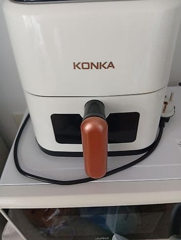 game console: Аэрогриль/аэрофритюрница KONKA с сенсорной панелью управления. Б/У — 5