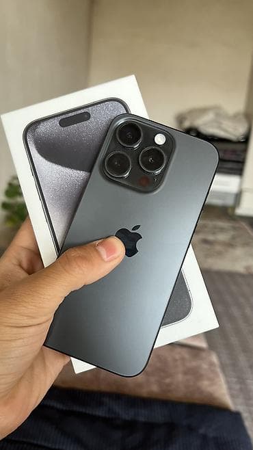 sony a7r: IPhone 15 Pro, Новый, 128 ГБ, Black Titanium — 1