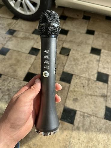 Машинага Беспроводной караоке‑микрофон со встроенной колонкой -