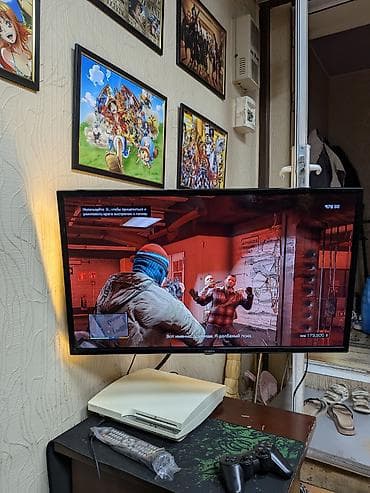 Город Ош, продаю, комплект с телевизором 15000 сом. PlayStation 3 Slim