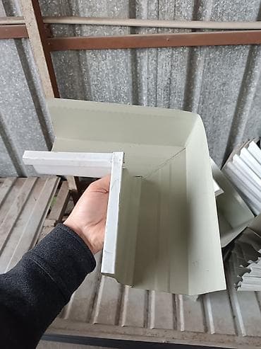 отливы: Угловые доборные элементы для кровли и фасада (наружные и внутренние — 2