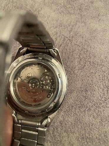 часы наручные женские серебряные: Классические часы часы, Seiko, Япония, Водонепроницаемые, Мужские, Б/у — 2