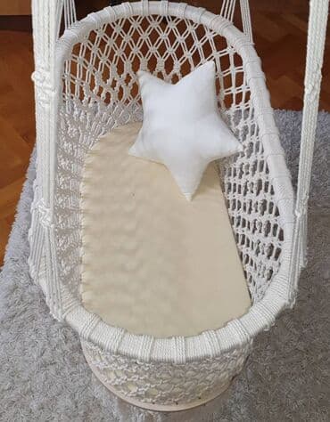 сумка для школы: Колыбель, макраме — 2