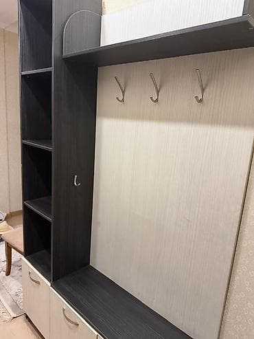 модульный коврик: Гарнитур для прихожей, Вешалка, ДСП, цвет - Коричневый — 4