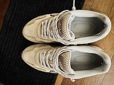 Мырзалардын бут кийими: Эркектердин кроссовкасы, 43, Nike, Колдонулган, түсү - Саргыч боз, Өзү алып кетүү — 3