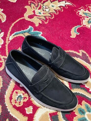 Мырзалардын бут кийими: Эркектердин туфлиси, 41, Колдонулган, түсү - Кара, Акылуу жеткирүү — 1
