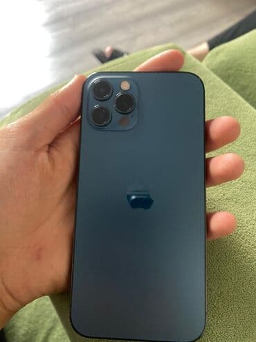 жез самоор: IPhone 12 Pro, Колдонулган, 128 ГБ, Каптама, Кабель, Заряддоочу түзүлүш, 77 % — 1