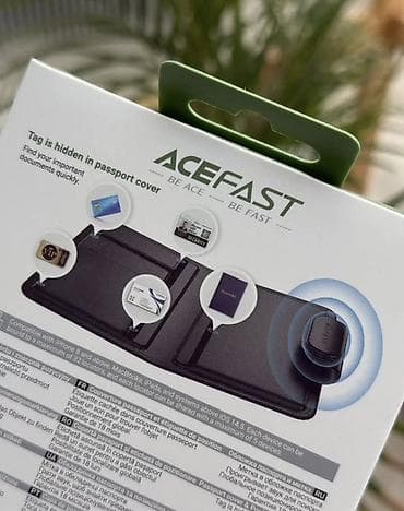 Жеке буюмдар: ACEFAST ACEGEO S6 — умный чехол для паспорта с встроенным gps трекером — 2