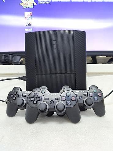 ps5 controller: Playstation 3 superslim. Прошитая, обслуженая. В комплекте провода — 1