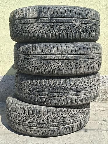 Шины и диски: Шины 205 / 60 / R 16, Зима, Б/у, Комплект, Легковые, Hankook — 1
