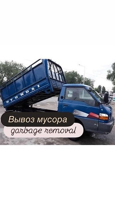 услуги трактора: Услуга: вывоз мусора - Грузовой самосвал Hyundai: высокая — 1