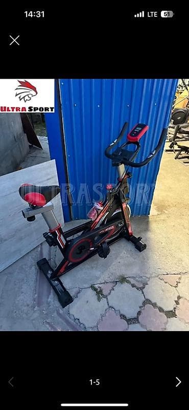Спорт и отдых: Спин-байк Ultra Sport — компактный кардиотренажёр для дома и зала — 1