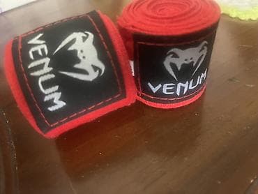 Боксерские бинты Venum, красные - Тип: кистевые бинты для бокса