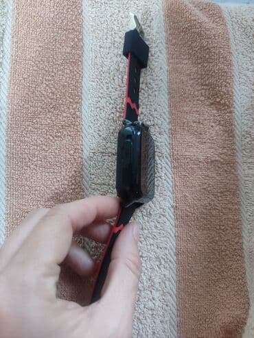 купить набор для ремонта телефонов: Детские смарт часы новые, красные с черным — 2