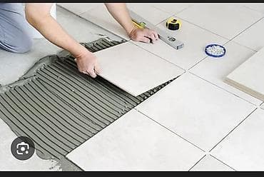 Фасадные работы: Подготовка стен для укладки, Подготовка стен для грунтовки, Резка плитки | Керамическая плитка, Керамогранитая плитка, Мозаичная плитка | Вертикальная укладка, Диагональная укладка, Горизонтальная укладка Больше 6 лет опыта — 1