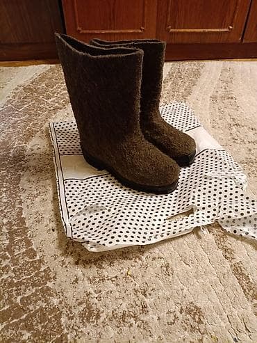 термо ботсы: Сапоги, 45, 4F, Новый, цвет - Серый, Самовывоз — 1