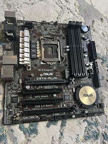775 socket: Материнская плата для ПК, Б/у, Asus, LGA1150, Micro-ATX — 1