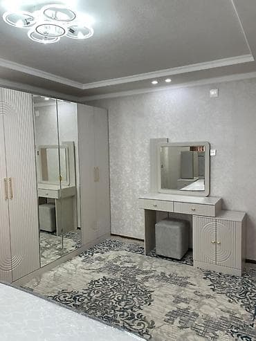 Мебельные гарнитуры: Спальный гарнитур в современном стиле, цвет светлый беж/айвори с — 3