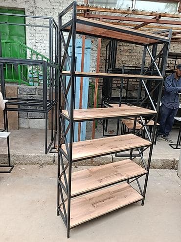 Кеңсе стеллаждары: Кеңсе стеллаж, Жаңы, Темир — 9