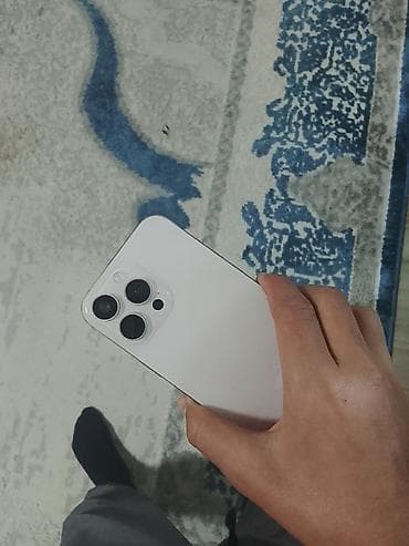 dynamic: IPhone 16 Pro Max, Б/у, 1 ТБ, Белый, Кабель, 100 % — 3