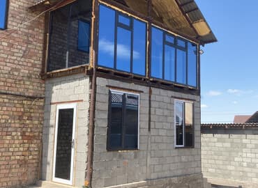 Панорамное остекление и окна ПВХ/алюминий под ключ - Остекление at lalafo.kg Панорамное остекление и окна ПВХ/алюминий под ключ - Остекление