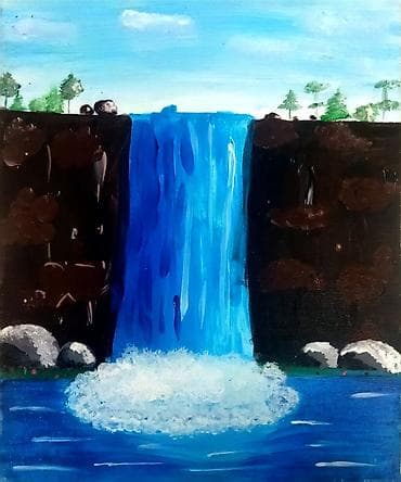 Авторские картины акрилом на холсте (наподрамнике) Набор из 2