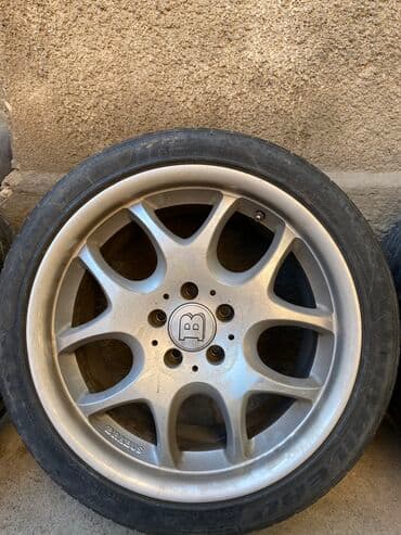 18 разноширокие: Литые Диски R 18 Brabus, Комплект, отверстий - 5, Б/у — 3