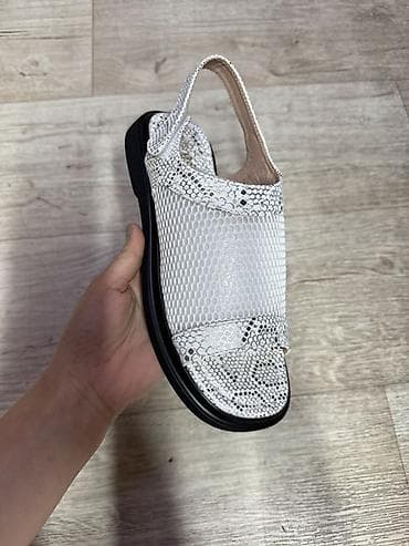 Женские сандалии с открытым носком - Цвет: белый с фактурным