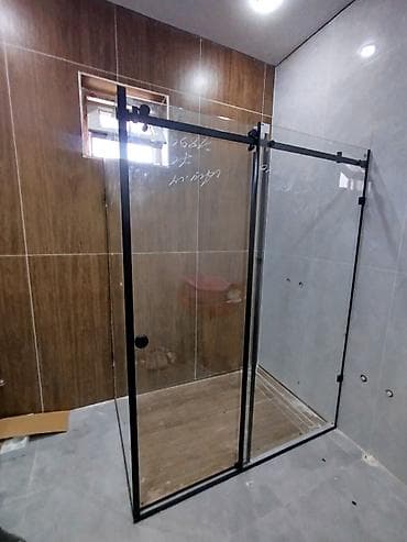 перегородка душевая: Стеклянные перегородки и двери для душа на заказ - Изготовление и — 1