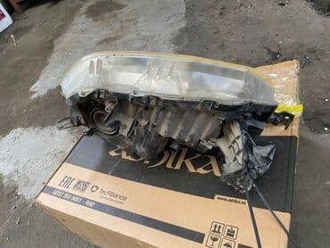 запчасти на мицубиси паджеро 2: Передняя левая фара Mitsubishi 2012 г., Б/у, Оригинал, Япония — 6