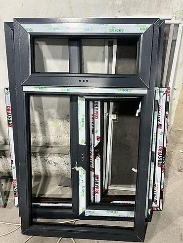 Эшиктер жана комплектөөчүлөр: Даря терезе сатылат. Жаны жасалган 5-камера антрацыт россиский — 4