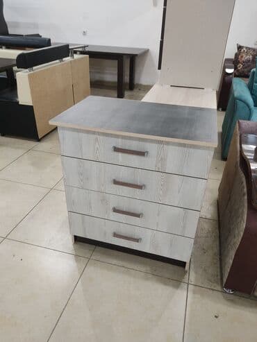 тумбы комоды с зеркалом: Комод для одежды, Новый, С зеркалом, ЛДСП, цвет - Белый, Бесплатная доставка — 6