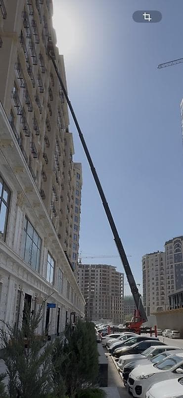Аренда автовышки 58 м с выдвижной телескопической стрелой -