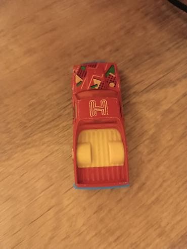 детская машинка б у: Игрушечная машинка-пикап - Материал: пластик. - Цвета: красный кузов — 1