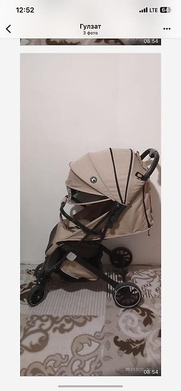 the nort face: Прогулочная коляска-трость, бежевый цвет. Особенности: - Легкая — 1