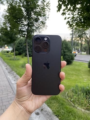 IPhone 15 Pro, Б/у, 256 ГБ, Black Titanium, Защитное стекло, Чехол, 89 %