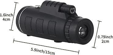 монокулятор: Бинокль монокуляр 40x60 с компасом и просветлённой оптикой FMC - — 3