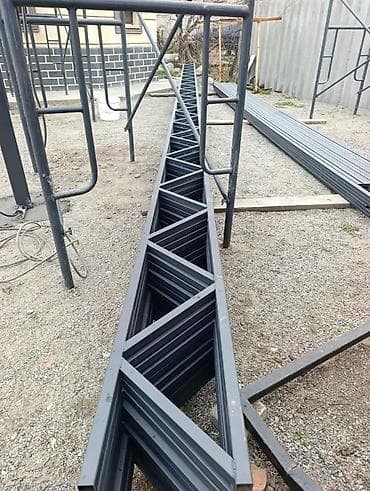 Металлическая ферма, Форма: Арка, Антикоррозийная обработка