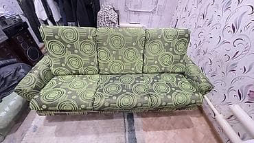 материал для дивана: Прямой диван, Б/у — 1