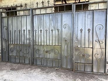 Распашные ворота: Ворота 60 3,20мт
Калитка 1мт
Высота 2,30 — 5