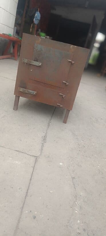 стол трансформер 3 в 1: Металлическая печь для отопления или приготовления пищи. Конструкция — 10