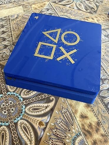 купить xbox one s: PlayStation 4 Slim — лимитированная синяя версия (Days of Play) с — 1