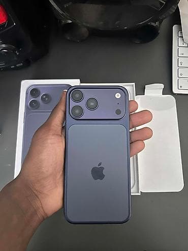 китайский айфон 14 про макс: IPhone 17 Pro Max, Новый, 1 ТБ, Синий, Коробка, 100 % — 1
