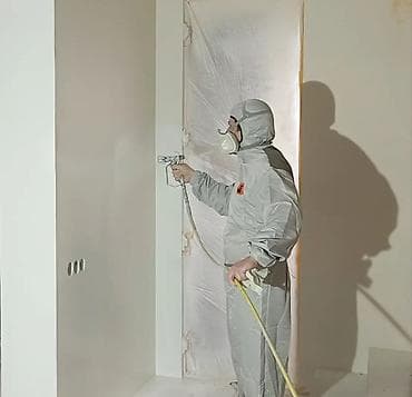 Окрасочные работы безвоздушным распылением Профессиональная покраска