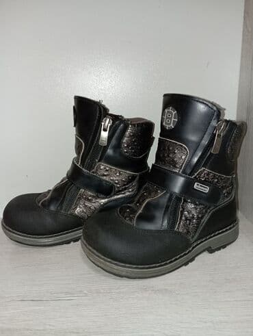 обувь для охоты: Зимние сапожки из натуральной кожы и с натуральным мехом, овчина для — 1