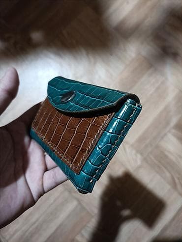кожанный кошелёк: Кошелек ручной работы 
Натуральная кожа — 9