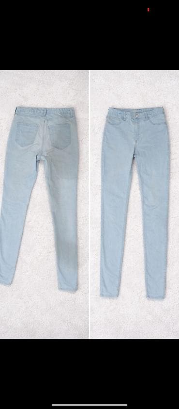 шым детский: Джинсы и брюки, цвет - Голубой, Б/у — 2