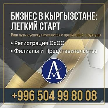 Юридические услуги | Трудовое право, Финансовое право | Консультация, Аутсорсинг at lalafo.kg Юридические услуги | Трудовое право, Финансовое право | Консультация, Аутсорсинг