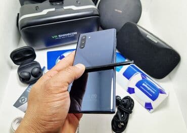 чехол note 20 ultra: Samsung Note 10, Б/у, 512 ГБ, цвет - Черный, 2 SIM, 1 SIM, eSIM — 2